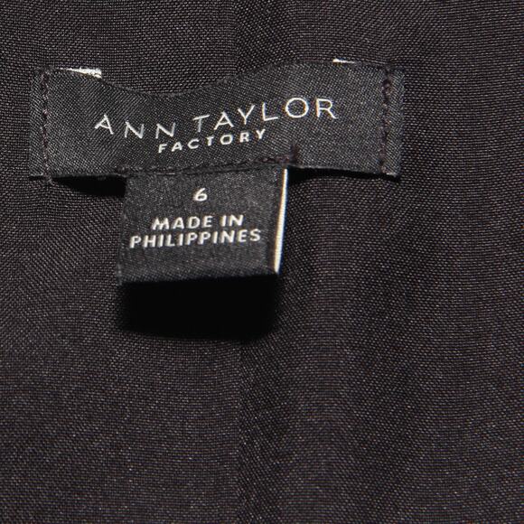 Ann Taylor Factory Peplum Waist Blazer Jacket Size 6 - Picture 4 of 9